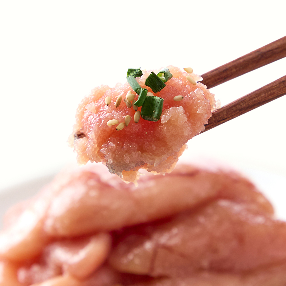 [심심상인] 무색소 1+1 저염 파지 백명란 500g+500g